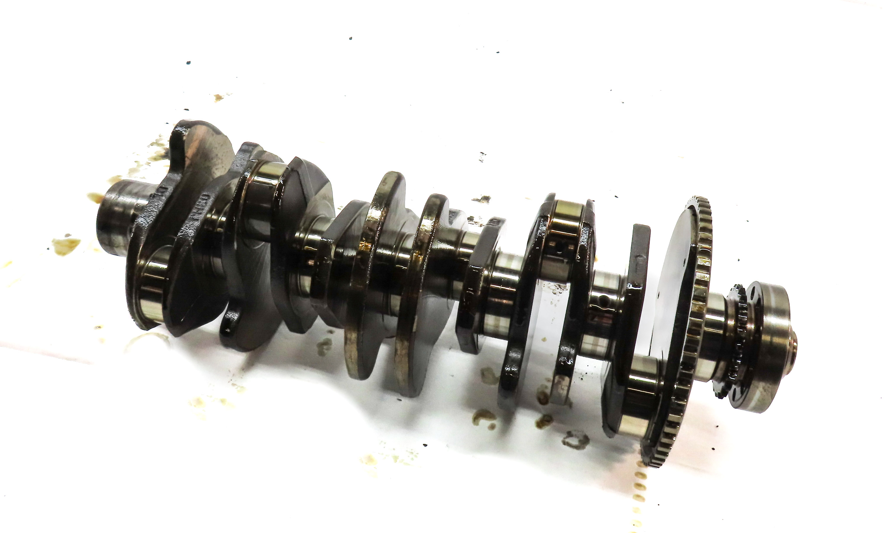 2013 PORSCHE CAYENNE (958) 3.6L (M55) ENGINE MOTOR CRANKSHAFT CRANK SHAFT — exact item pictured